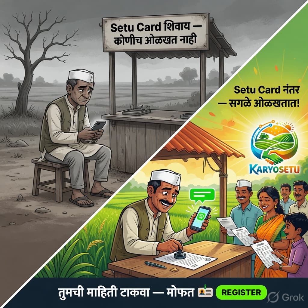 Setu Card शिवाय vs Setu Card नंतर